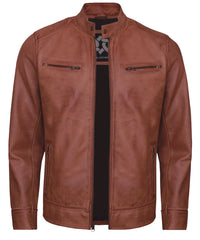 brown-mens-cafe-racer-leather-jacket