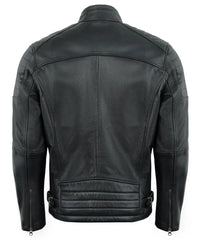 mens-distressed-black-leather-biker-jacket
