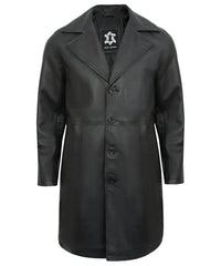 mens-black-leather-car-coat