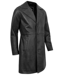 mens-black-leather-car-coat