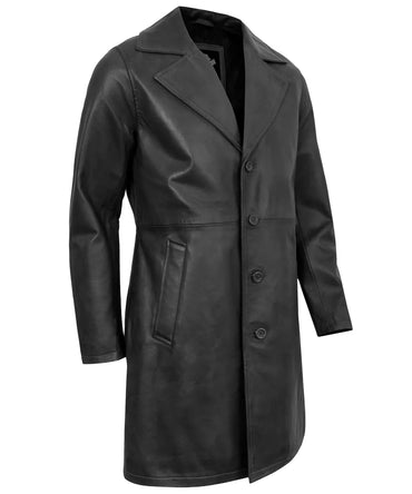 mens-black-leather-car-coat