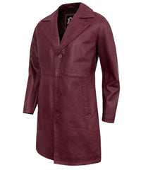  mens-maroon-leather-car-coat