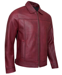 maroon-mens-motorcycle-leather-jackets