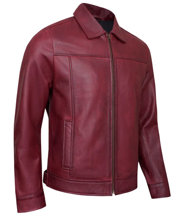maroon-mens-motorcycle-leather-jackets