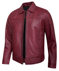 maroon-mens-motorcycle-leather-jackets