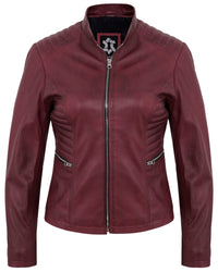 maroon-womens-cafe-racer-motorcycle-jacket