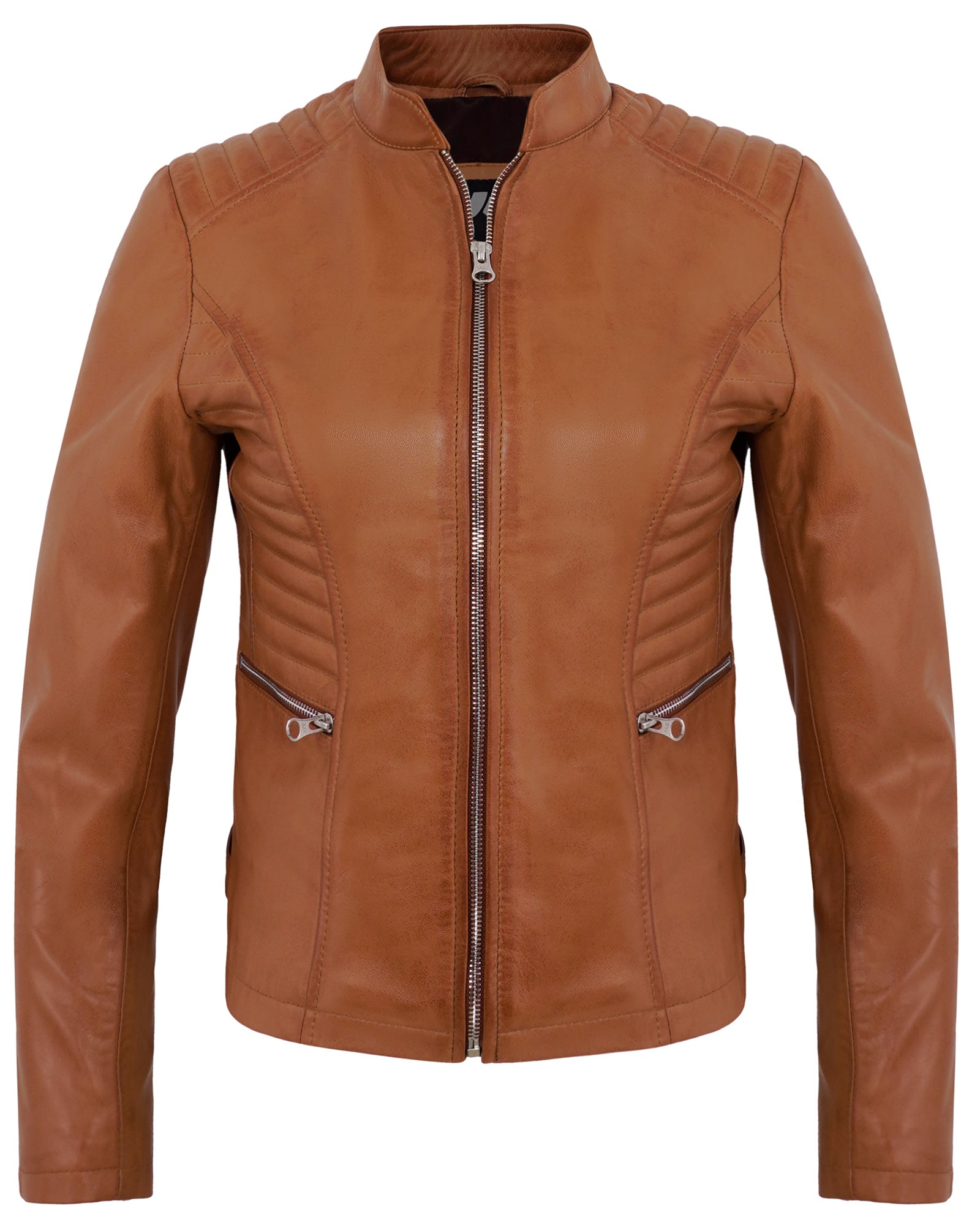 tan-womens-cafe-racer-motorcycle-jacket