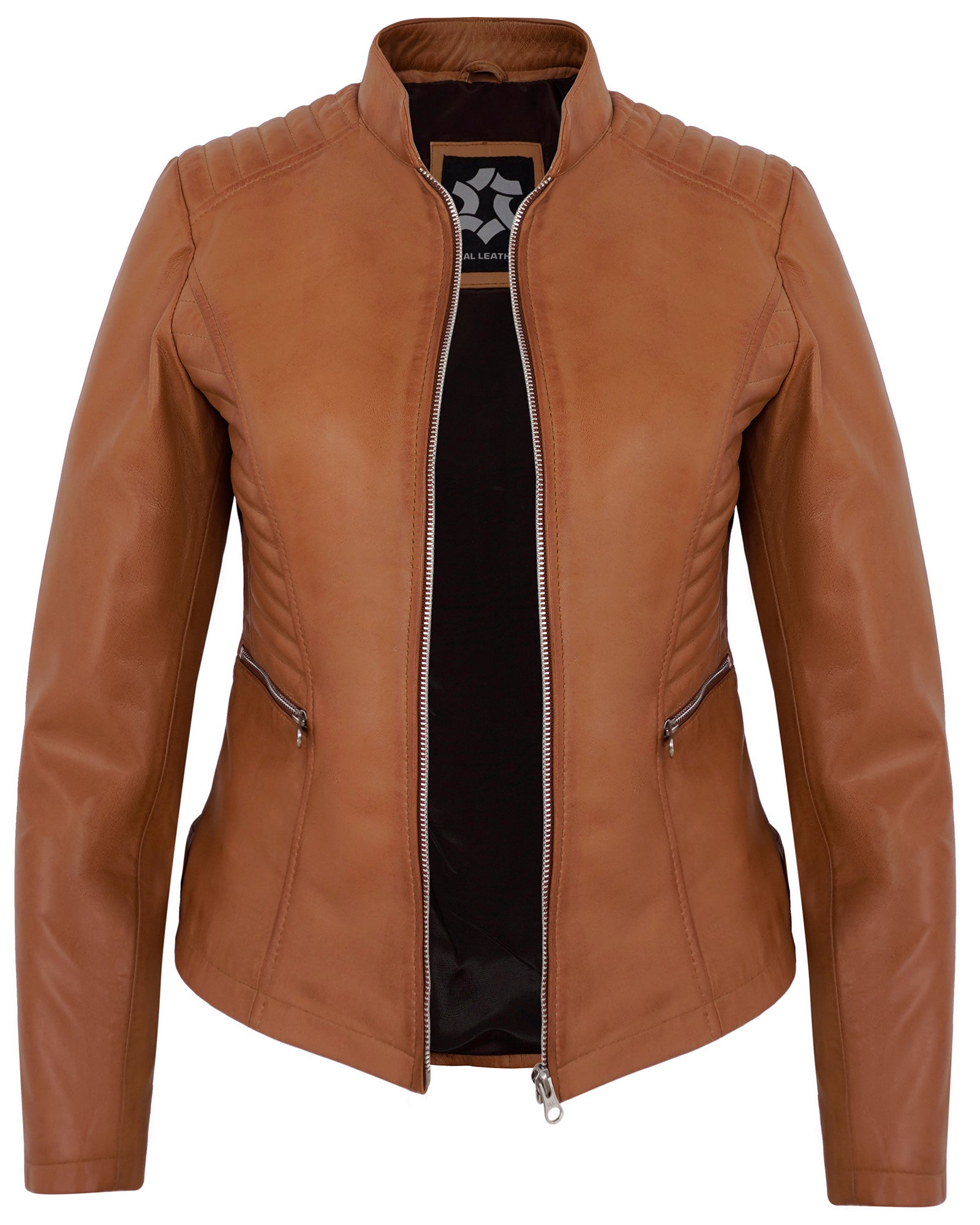 tan-womens-cafe-racer-motorcycle-jacket