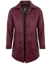 maroon-leather-car-coat-men