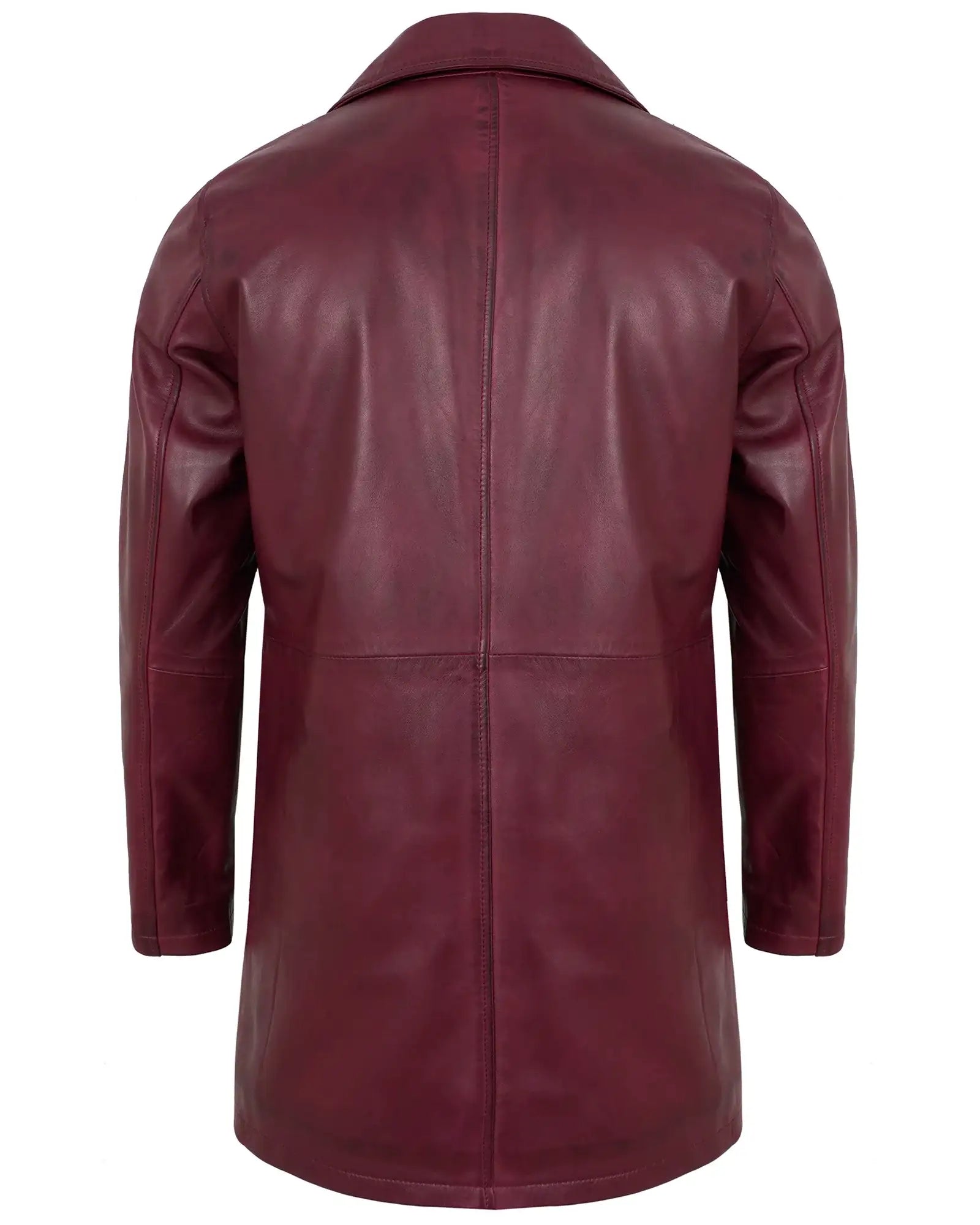 maroon-leather-car-coat-men