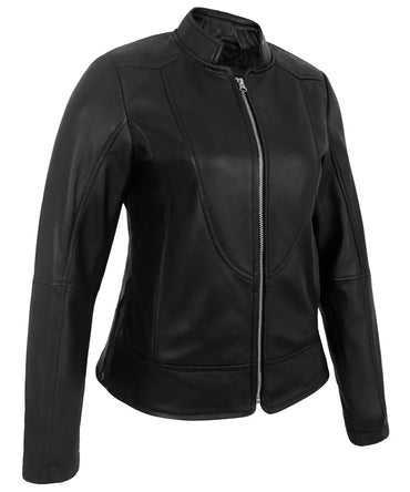black-womens-cafe-racer-leather-jacket