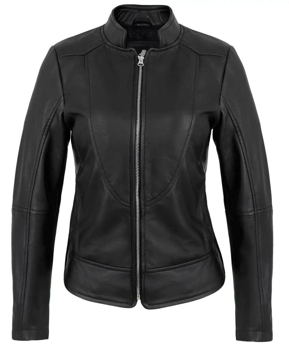 black-womens-cafe-racer-leather-jacket