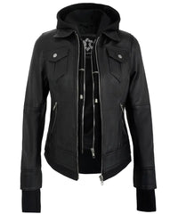womens-hooded-leather-jackets-black