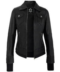 womens-hooded-leather-jackets-black