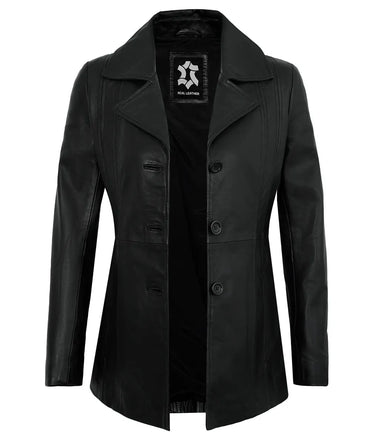  black-leather-blazer-women