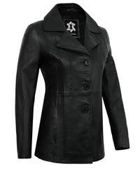  black-leather-blazer-women