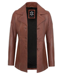 brown-leather-blazer-women