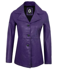 purple-vintage-leather-blazer-women