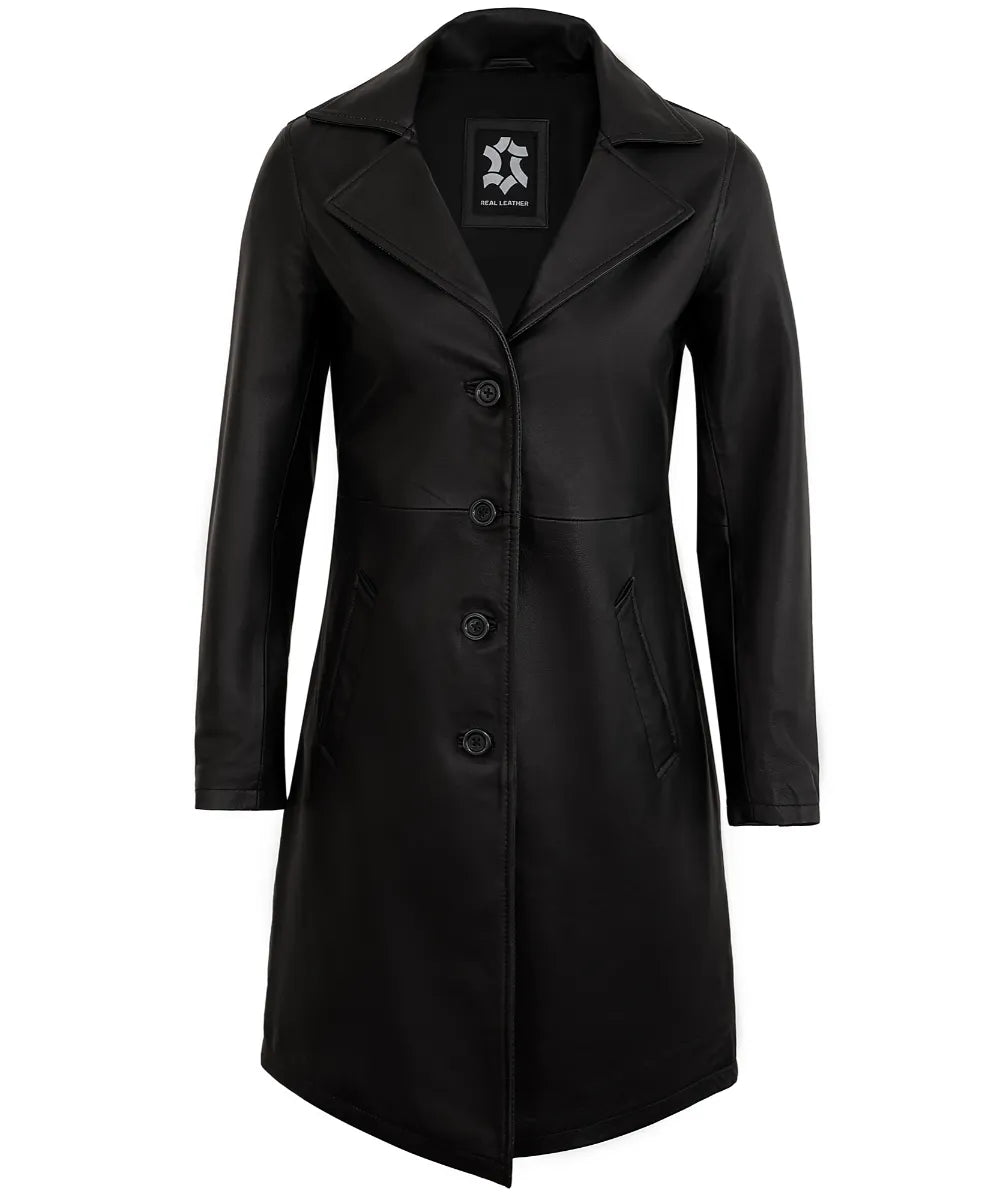 black-leather-car-coat-womens