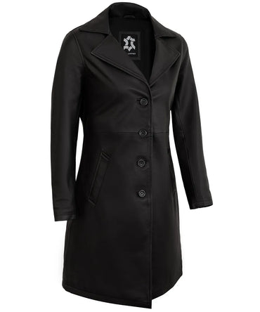black-leather-car-coat-womens