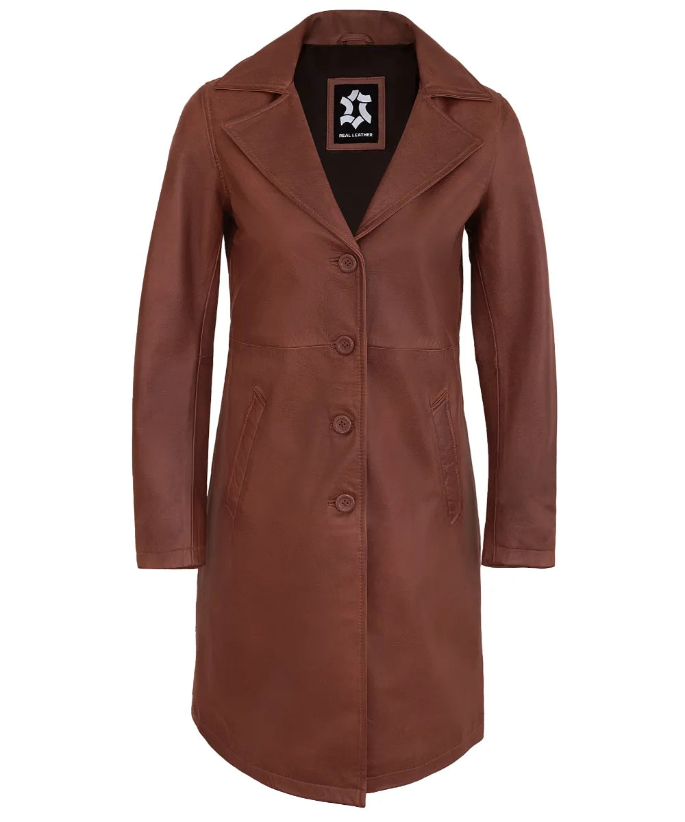brown-leather-car-coat-womens
