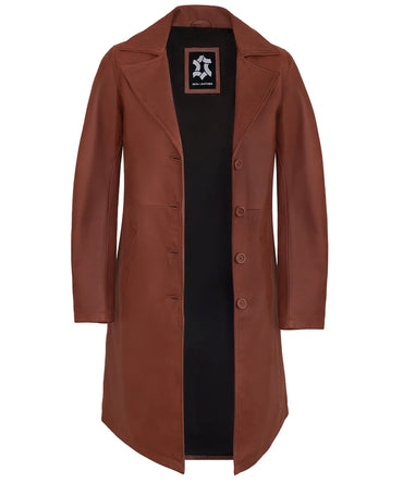 brown-leather-car-coat-womens