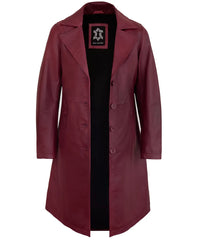 maroon-leather-car-coat-womens