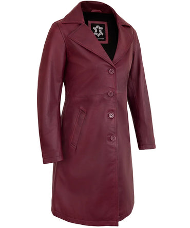 maroon-leather-car-coat-womens