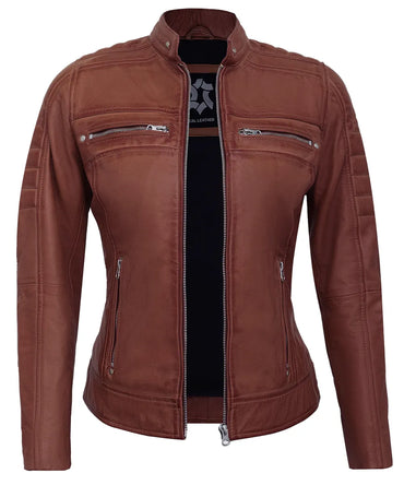  brown-cafe-racer-jackets-for-women