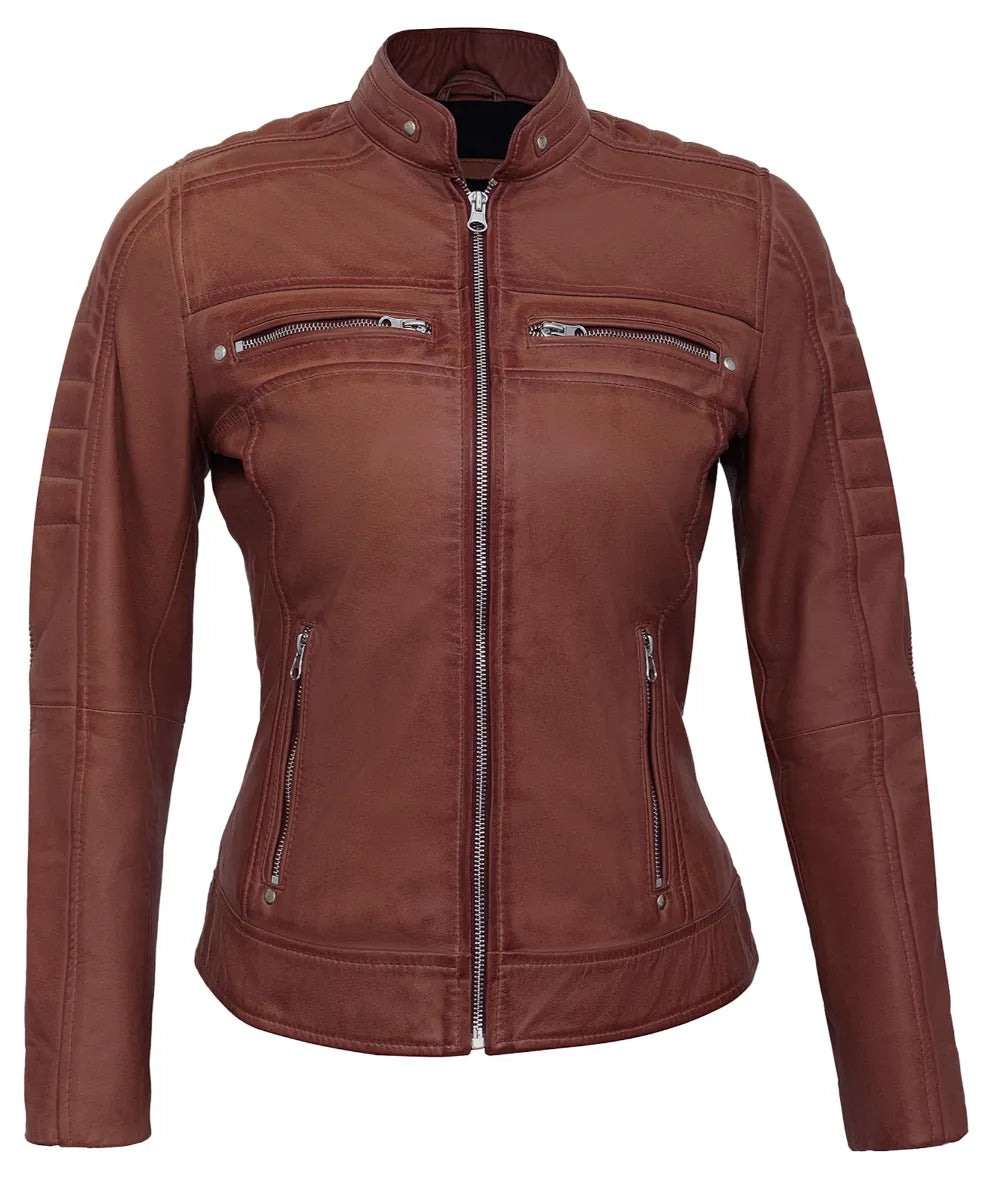  brown-cafe-racer-jackets-for-women