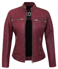 maroon-cafe-racer-jackets-for-women