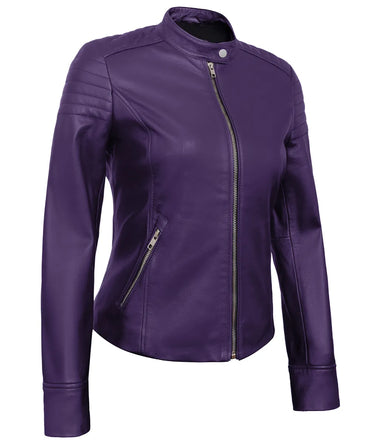 purple-womens-lambskin-leather-biker-jacket