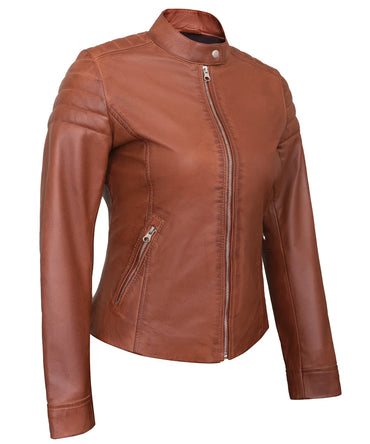 tan-womens-lambskin-leather-biker-jacket