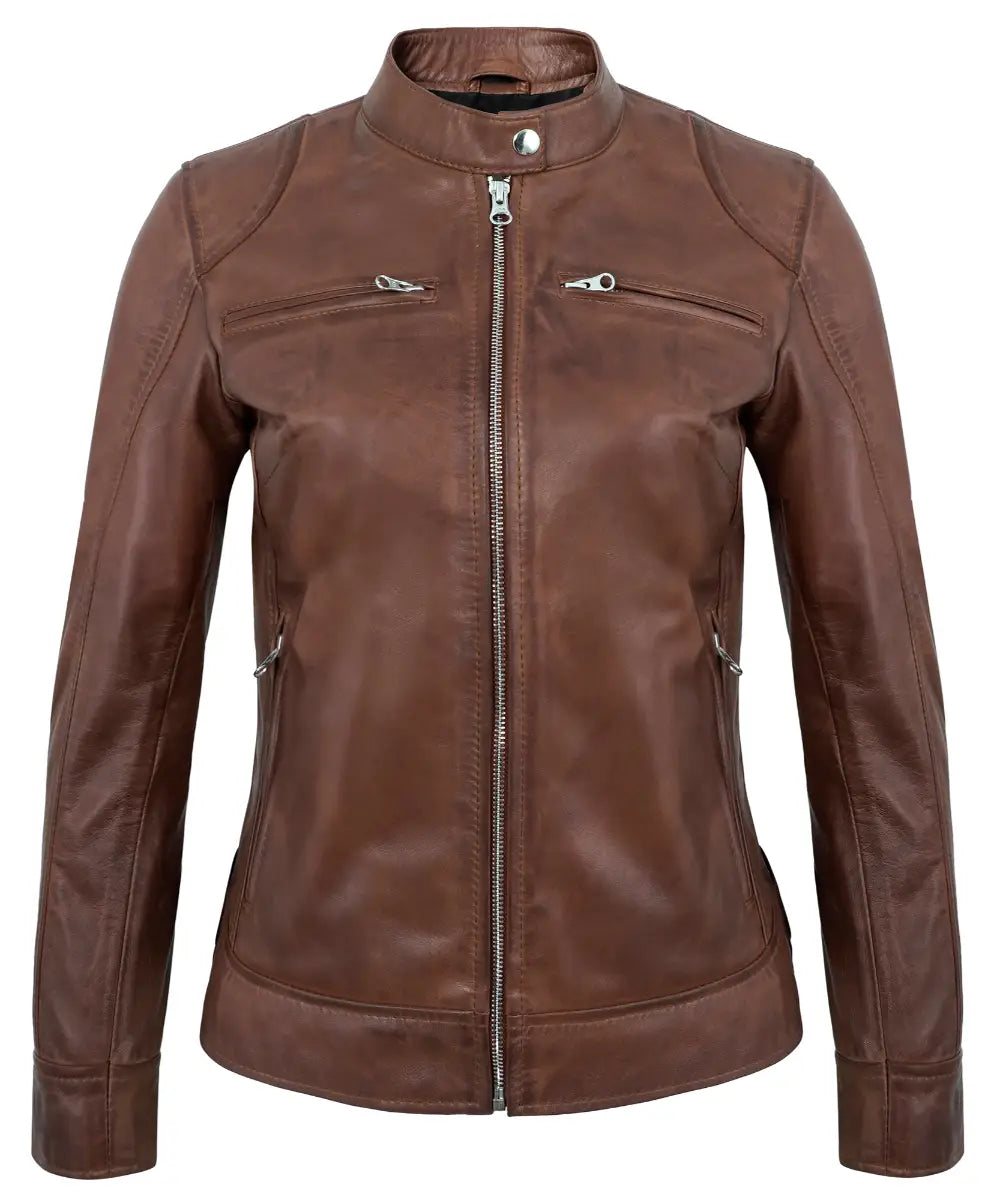brown-motorcycle-leather-jacket-for-women