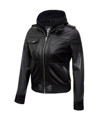  black-hooded-leather-jackets-for-women