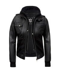  black-hooded-leather-jackets-for-women