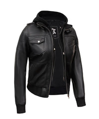 black-hooded-leather-jackets-for-women