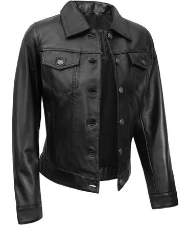 black-leather-jacket-trucker