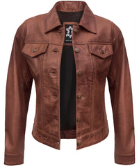 brown-leather-jacket-trucker