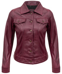 maroon-leather-jacket-trucker