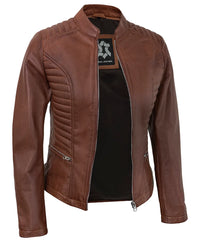 brown-womens-cafe-racer-motorcycle-jacket