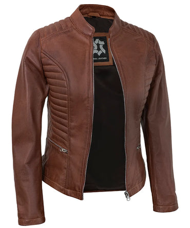 brown-womens-cafe-racer-motorcycle-jacket
