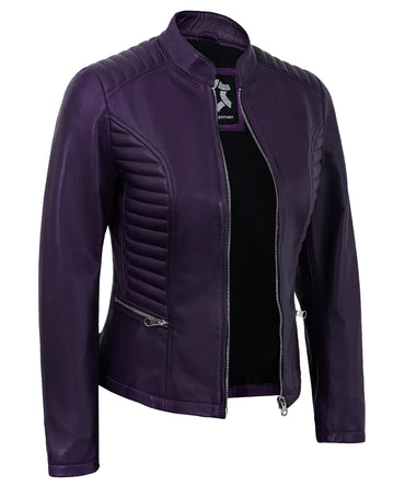 purple-womens-cafe-racer-motorcycle-jacket