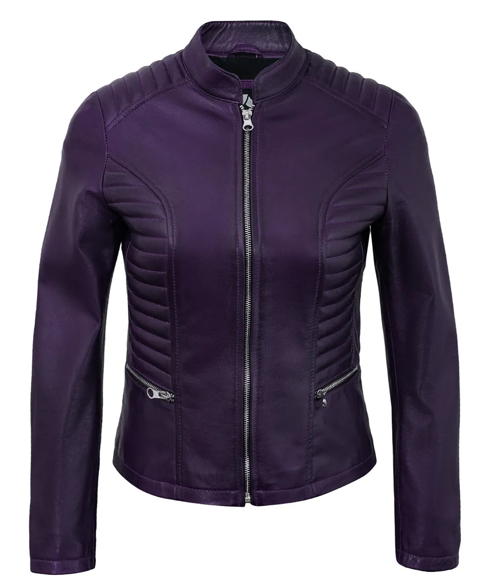 purple-womens-cafe-racer-motorcycle-jacket