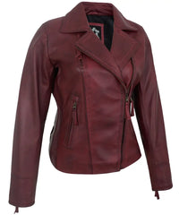 maroon-womens-motorcycle-leather-jackets