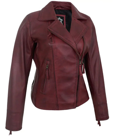 maroon-womens-motorcycle-leather-jackets