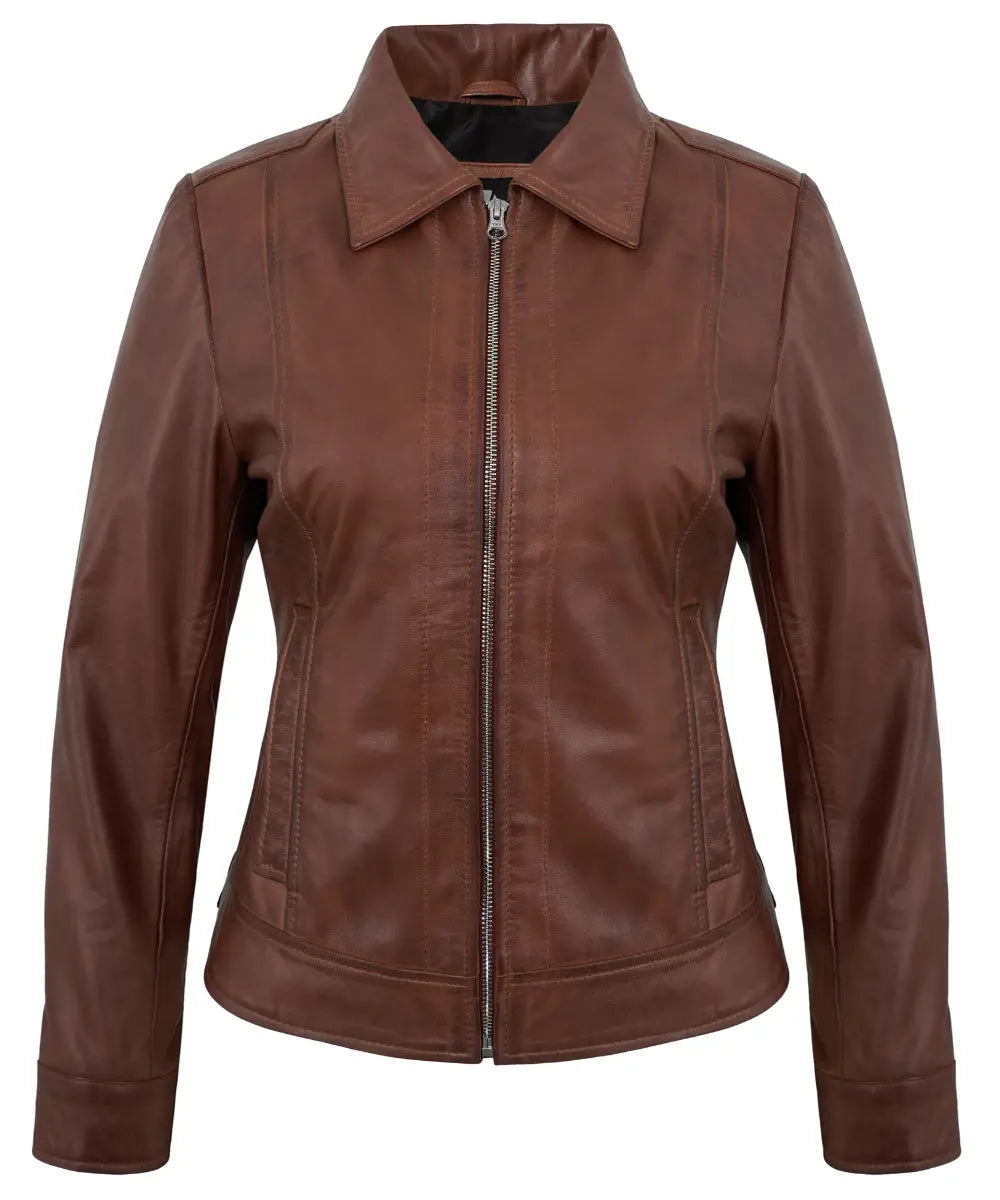 brown-cafe-racer-down-collar-jackets