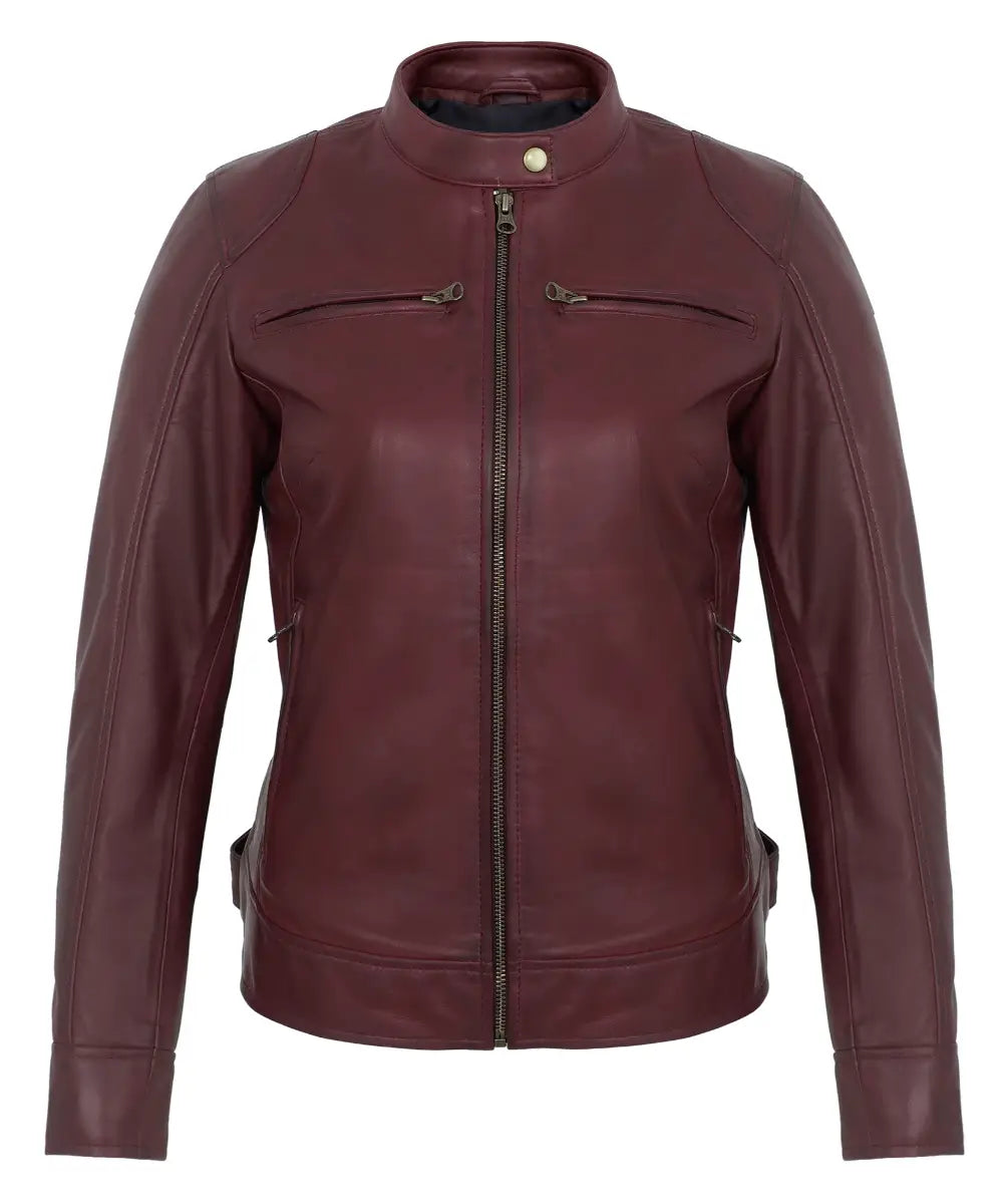 maroon-motorcycle-leather-jacket-for-women